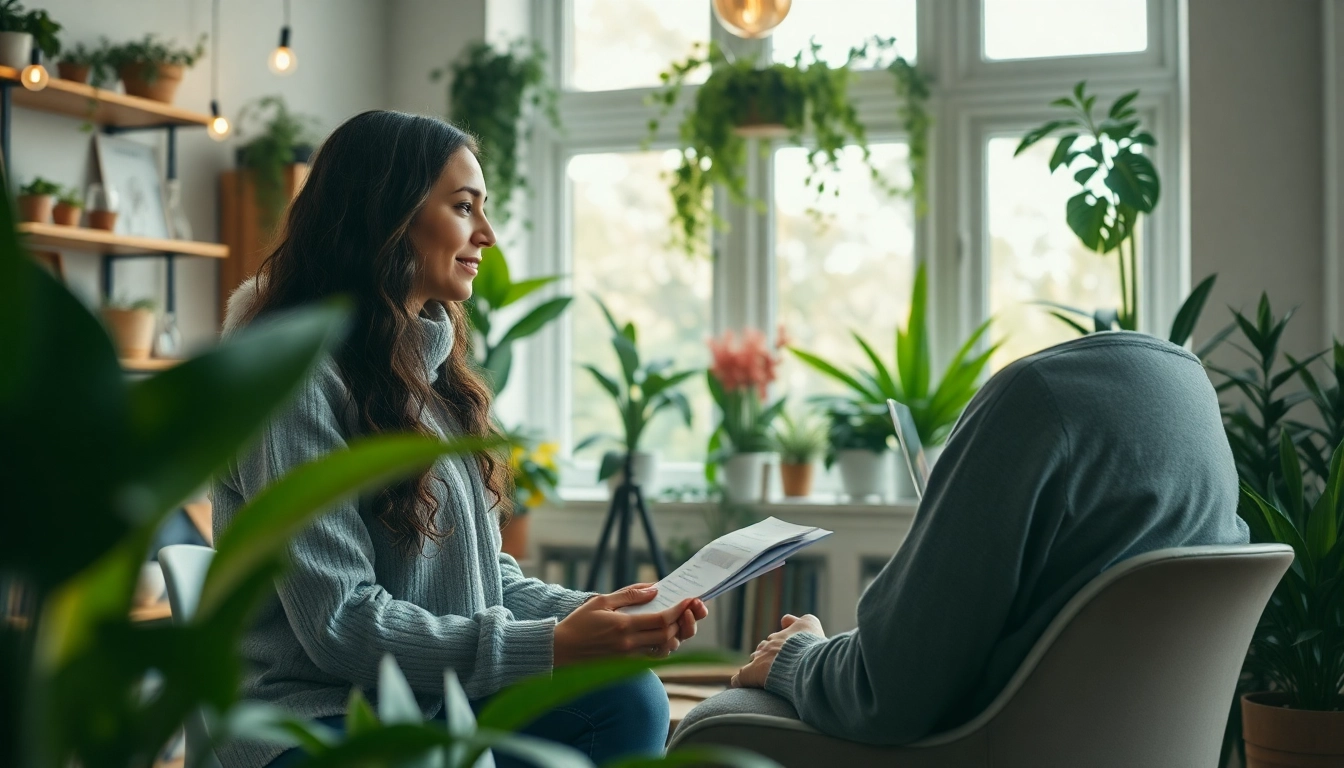 Consultation de naturopathie moderne dans un cadre lumineux, mettant en avant des outils naturels pour un mode de vie sain.