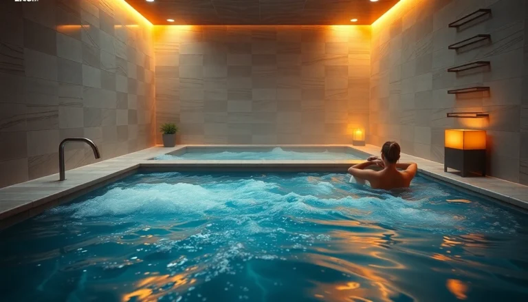 Bain de hydrothérapie avec alternance de bains chauds et froids, illustrant les bienfaits pour la récupération musculaire et le bien-être.